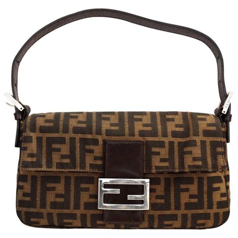 fendi baguette vintage monogram|fendi clutch bag.